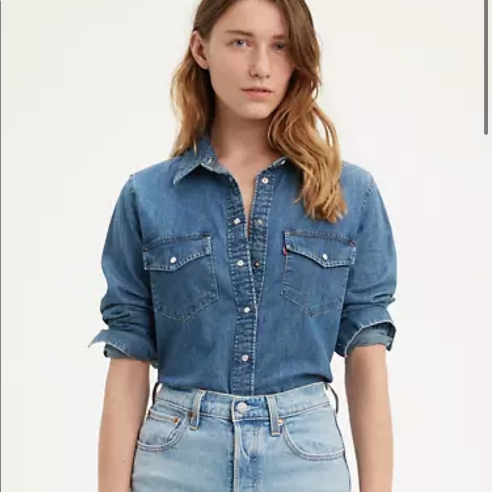 Levi’s Essential Western Denim Shirt XS